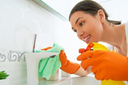 Sparkling clean home interior after house cleaning