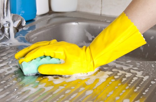 Deep upholstery cleaning process for a fresh living room sofa