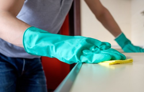 One off cleaning in a bathroom with detailed attention
