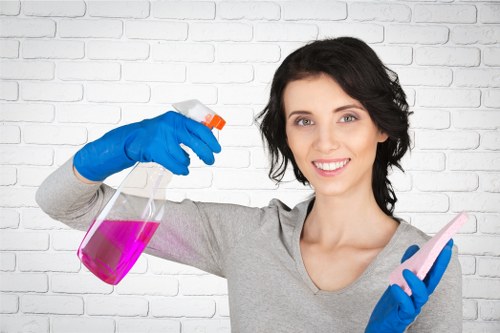 Professional Marylebone cleaners maintaining a polished residential interior