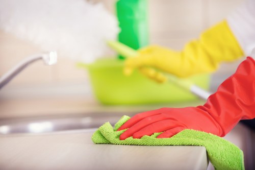 Charity reuse donations and sorted recyclable household items