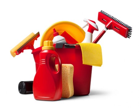Professional cleaning schedule for shared property areas